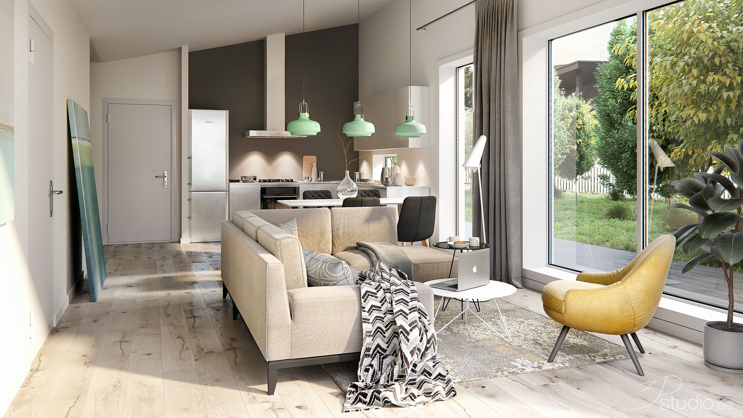 Arpaonnenkuja 3D visualization