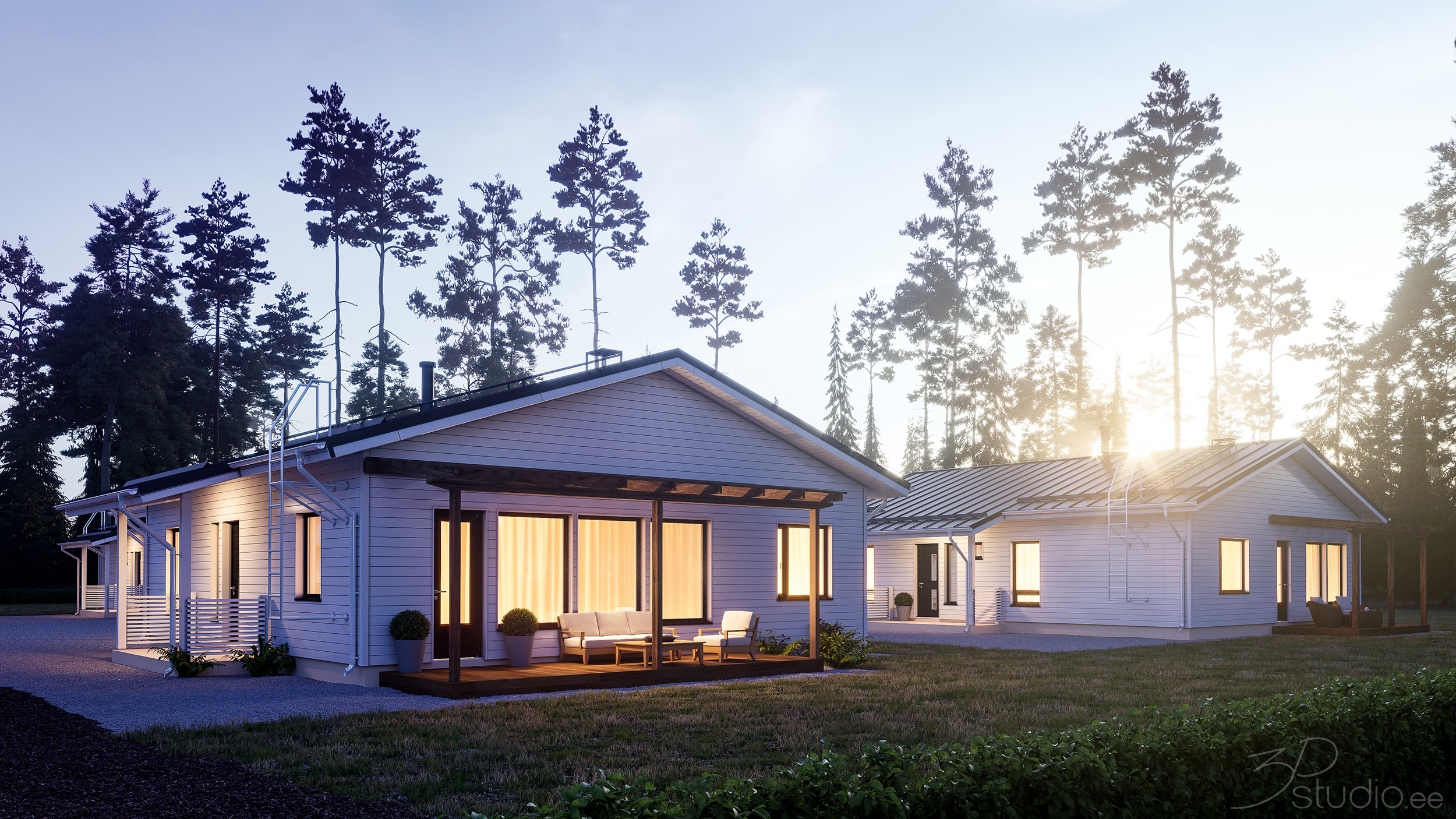 3D-mallinnus, Kiinteistöt, Hietaniementie