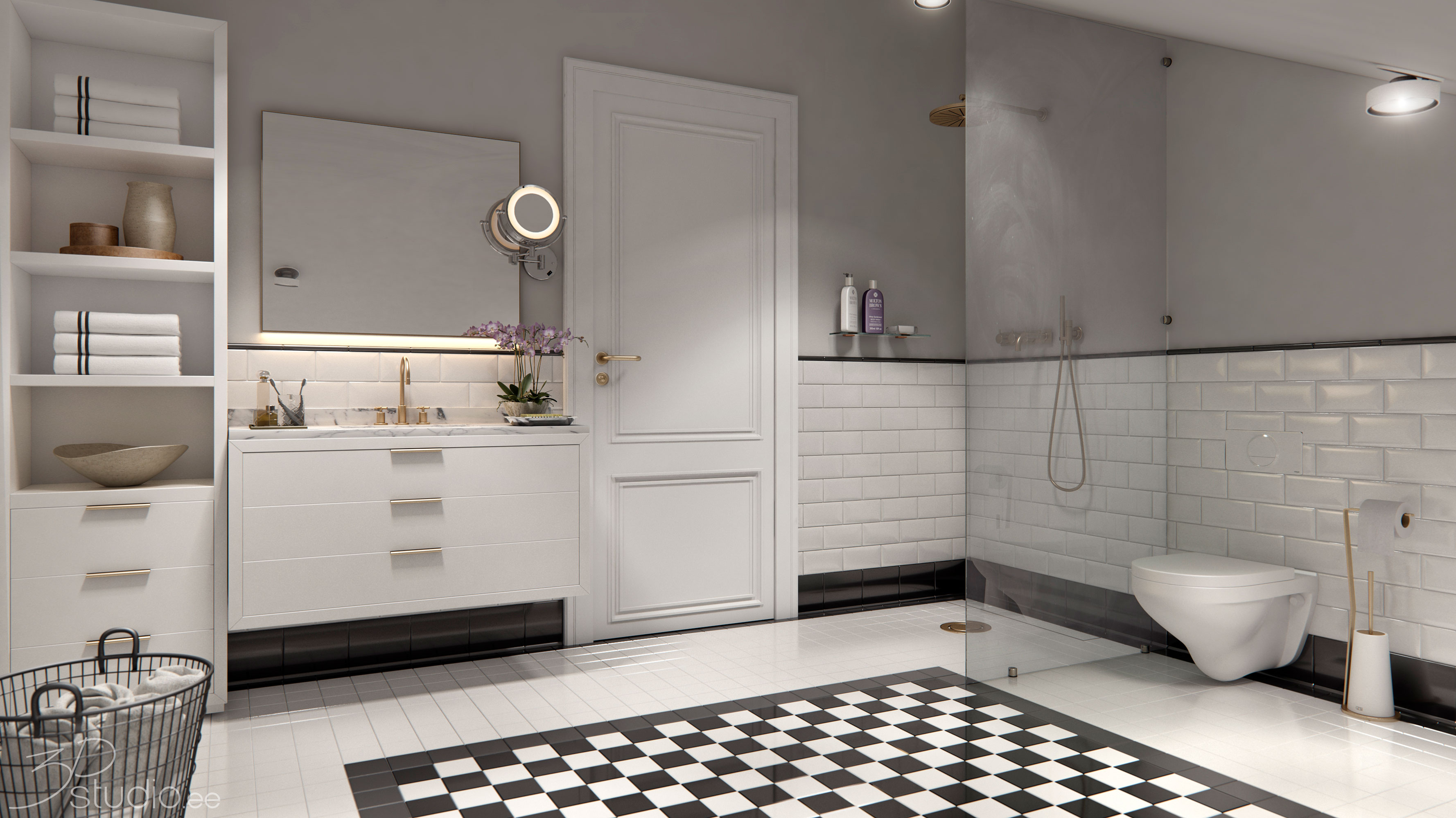 Interior 3D visualization