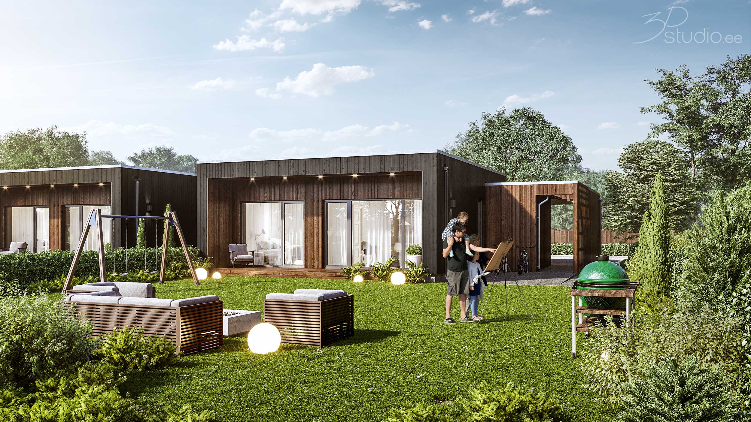 3D, visualiseerimine, arhitektuur, kinnisvara, müügi, pildid