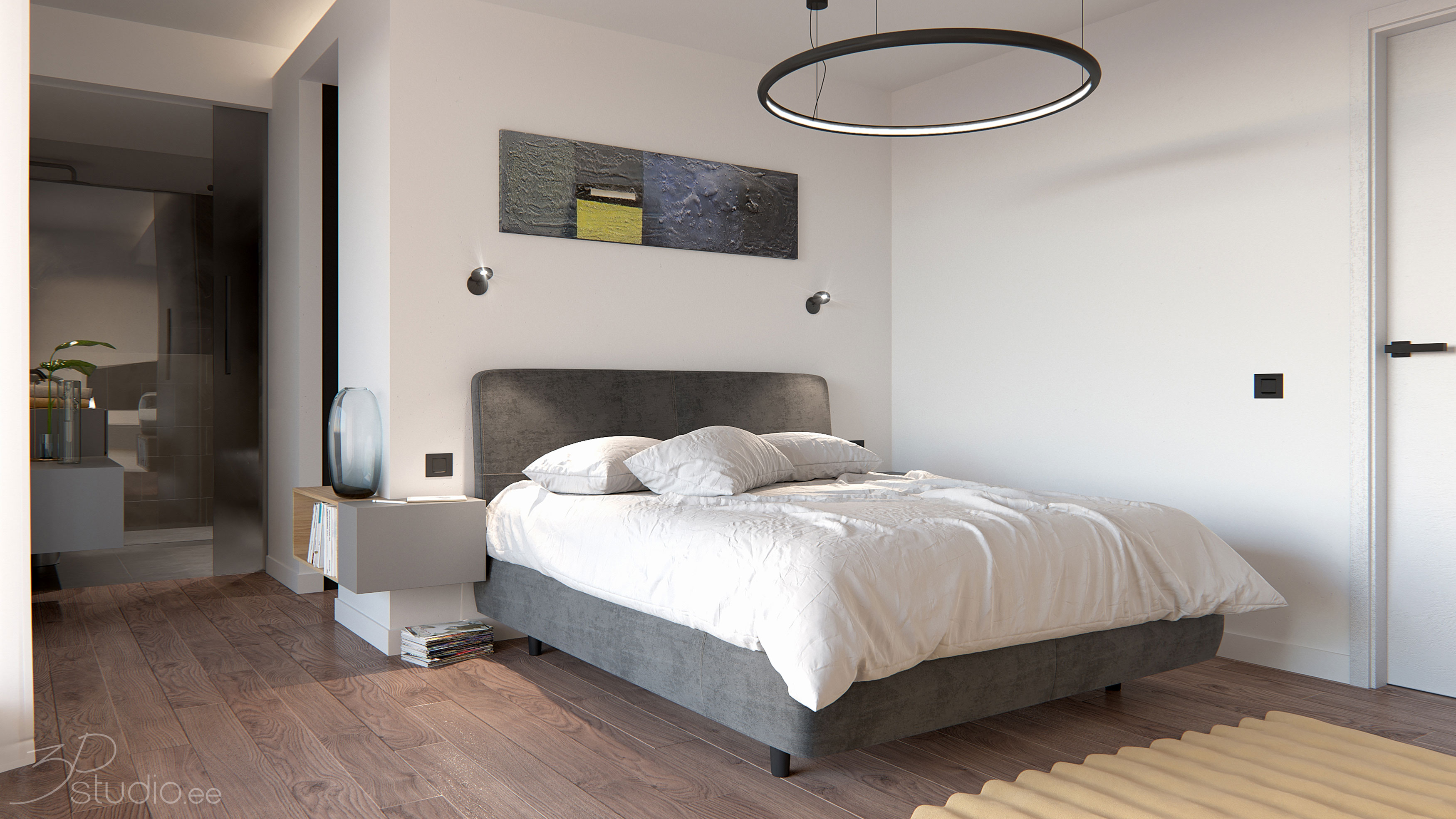 interior bedroom visualiztion