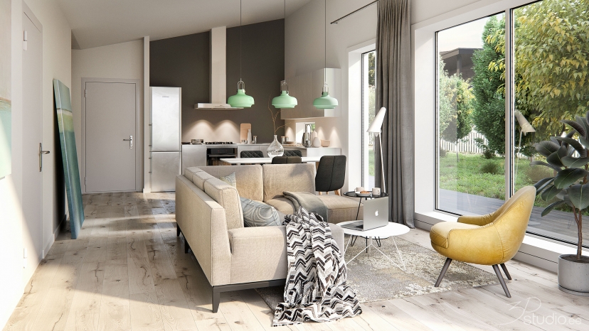 Arpaonnenkuja 3D visualization