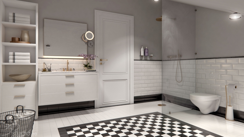 Interior 3D visualization