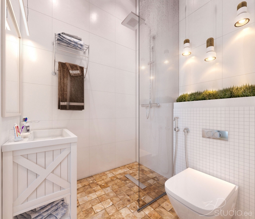 Bathroom 3D visualization