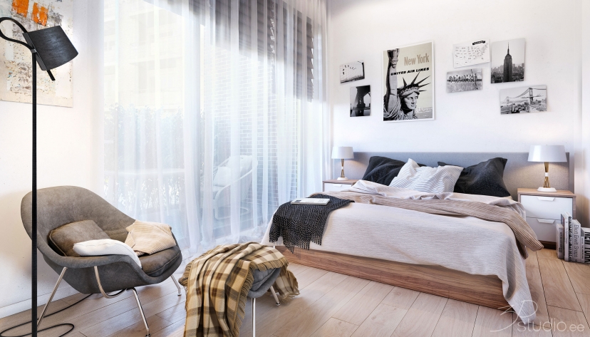 Denmark, visualization, bedroom